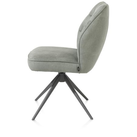 Bell, chaise - pietement graphite - pivotante - confort ressorts - Calabria