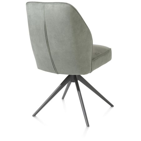 Bell, chaise - pietement graphite - pivotante - confort ressorts - Calabria