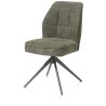 Bell, chaise - pietement graphite - pivotante - confort ressorts - combination Calabria / Vada - Henders and Hazel