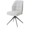 Bell, chaise - pietement graphite - pivotante - confort ressorts - combination Calabria / Vada - Henders and Hazel