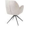 Bell, chaise a accoudoirs - pietement graphite - pivotante - confort ressorts - combi Calabria / Vad
