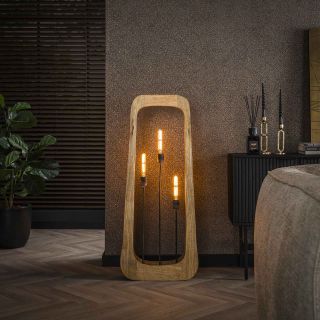 Lampadaire LEWIS avec 3 ampoules incluses