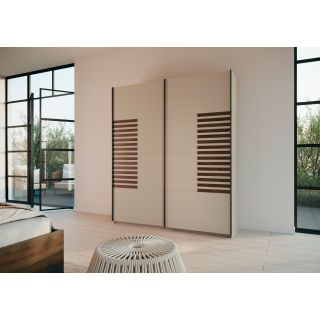Armoire 2 portes coulissantes CHARLIE LIGHT 181 cm