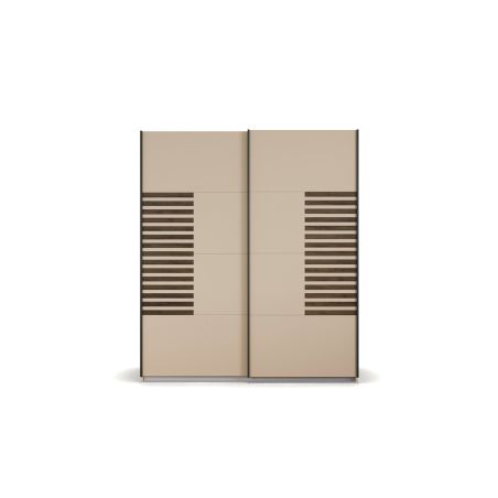Armoire 2 portes coulissantes CHARLIE LIGHT 181 cm