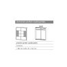 Armoire 2 portes coulissantes CHARLIE LIGHT 181 cm