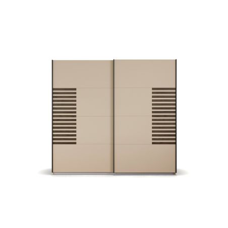 Armoire 2 portes coulissantes CHARLIE LIGHT 226 cm