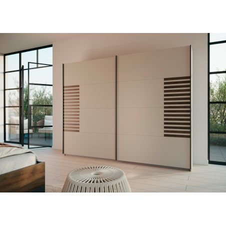 Armoire 2 portes coulissantes CHARLIE LIGHT 271 cm