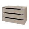 Bloc 3 tiroirs pour armoire CHARLIE 271 cm