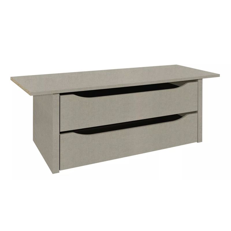 Bloc 3 tiroirs pour armoire CHARLIE 226 cm