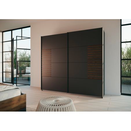 Armoire 2 portes coulissantes CHARLIE LIGHT 226 cm