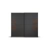 Armoire 2 portes coulissantes CHARLIE LIGHT 226 cm