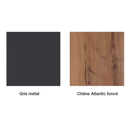 Armoire 2 portes coulissantes CHARLIE DARK 271 cm