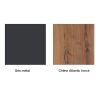 Armoire 2 portes coulissantes CHARLIE DARK 271 cm
