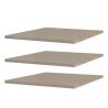 lot de 3 étagères 43 cm pour armoire KENORA 4 portes ou 3 portes