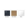 Armoire 181 cm WINDSOR avec 4 portes miroirs et 4 tiroirs en décor gris brillant et chene halifax