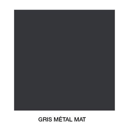 Lit futon ARAMIS 160 x 200 cm en gris mat
