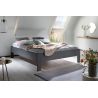 Lit futon ARAMIS 180 x 200 cm en gris mat