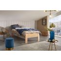 Lit futon ARAMIS 90 x 200 cm en décor chêne sonoma