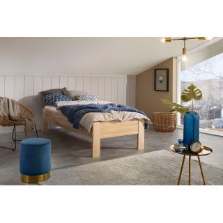 Lit futon ARAMIS 90 x 200 cm en décor chêne sonoma