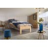 Lit futon ARAMIS 90 x 200 cm en décor chêne sonoma