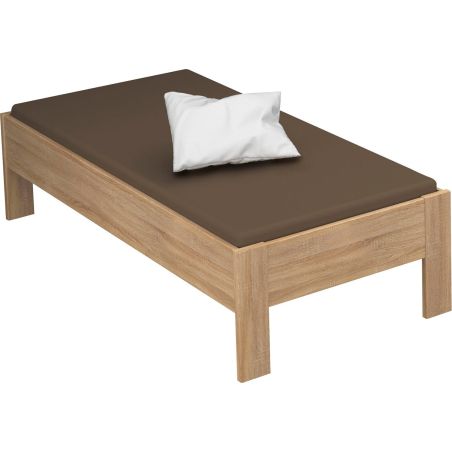 Lit futon ARAMIS 90 x 200 cm en décor chêne sonoma