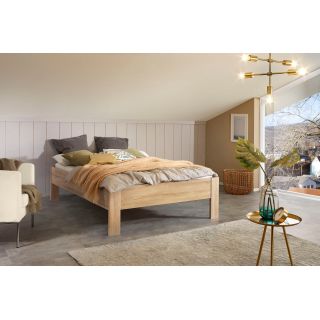Lit futon ARAMIS 140 x 200 cm en décor chêne sonoma