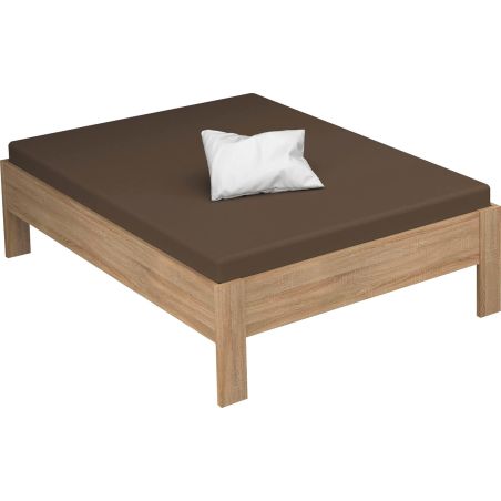 Lit futon ARAMIS 140 x 200 cm en décor chêne sonoma