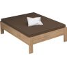 Lit futon ARAMIS 140 x 200 cm en décor chêne sonoma