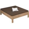 Lit futon ARAMIS 160 x 200 cm en décor chêne sonoma