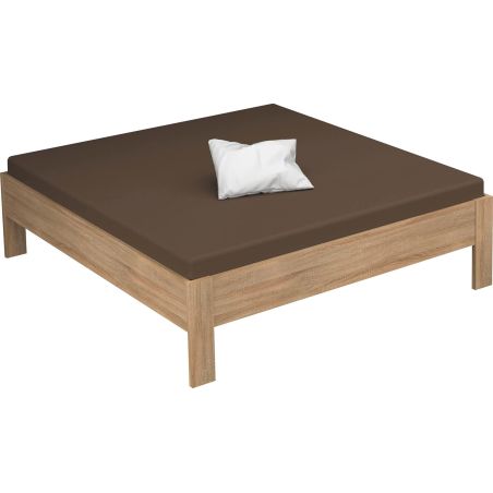 Lit futon ARAMIS 180 x 200 cm en décor chêne sonoma