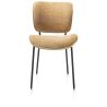 Julia, chaise - pietement rough off black - tissu Lecce - Henders and Hazel