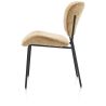 Julia, chaise - pietement rough off black - tissu Lecce - Henders and Hazel