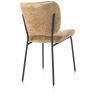Julia, chaise - pietement rough off black - tissu Lecce - Henders and Hazel