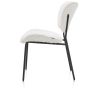 Julia, chaise - pietement rough off black - tissu Lecce - Henders and Hazel