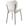 Julia, chaise - pietement rough off black - tissu Lecce - Henders and Hazel