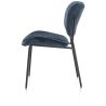 Julia, chaise - pietement rough off black - tissu Lecce - Henders and Hazel