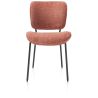 Julia, chaise - pietement rough off black - tissu Lecce - Henders and Hazel