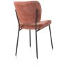 Julia, chaise - pietement rough off black - tissu Lecce - Henders and Hazel