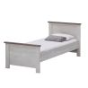 Lit enfant CALINEA 90 x 200 cm en décor chêne blanc et chêne d'automne