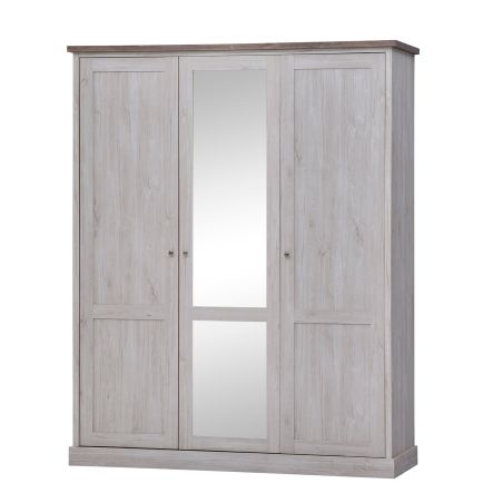 Armoire 3 portes CALINEA dont 1 porte miroir