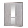 Armoire 3 portes CALINEA dont 1 porte miroir