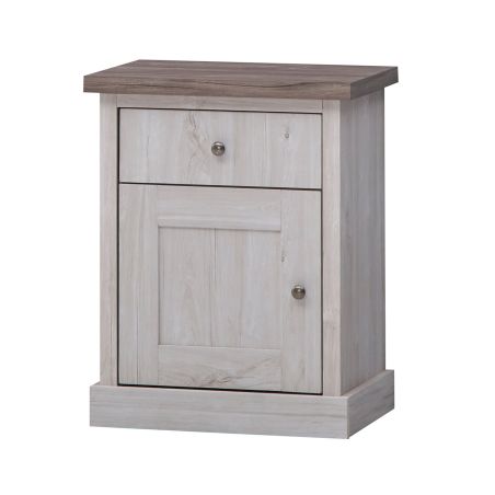 Chambre enfant REMY en décor acacia et béton noir