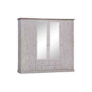Armoire CALINEA avec 4 portes et 4 tiroirs