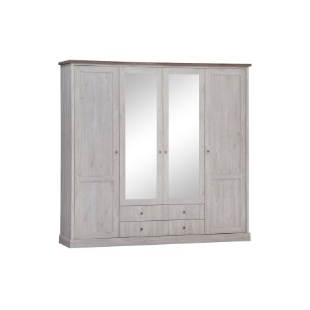 Armoire CALINEA avec 4 portes et 4 tiroirs