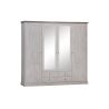 Armoire CALINEA avec 4 portes et 4 tiroirs