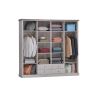 Armoire CALINEA avec 4 portes et 4 tiroirs