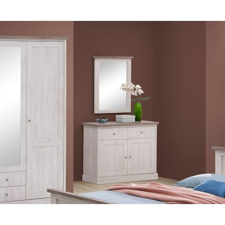 Commode CALINEA avec 2 portes et 2 tiroirs