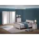 Chambre adulte complète CALINEA avec lit 160 et armoire 2 portes coulissantes