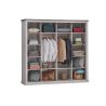 Chambre adulte complète CALINEA avec lit 160 et armoire 2 portes coulissantes