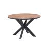Table ronde ANTONIO 120 cm avec pieds central en métal